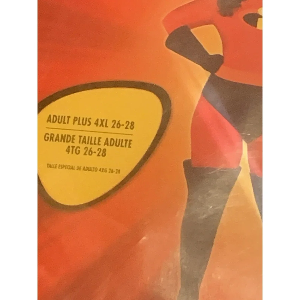 The Incredibles Mrs. Incredible Adult Costume Halloween Size PLUS 4XL 26-28